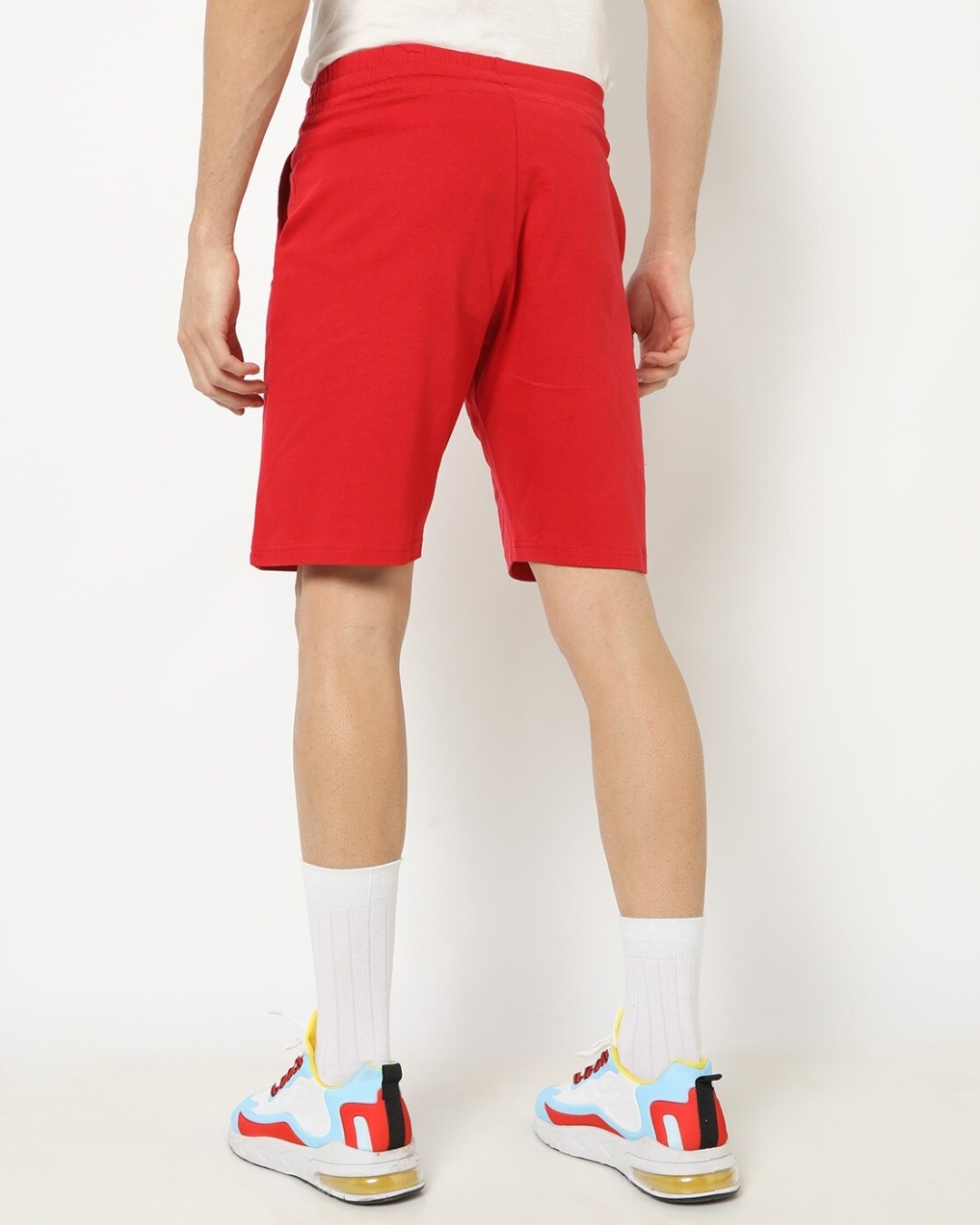 Shop Men's Red Casual Shorts-Back