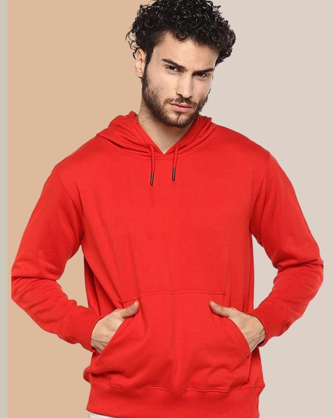 Buy Men's Red Hoodie for Men Online at Bewakoof