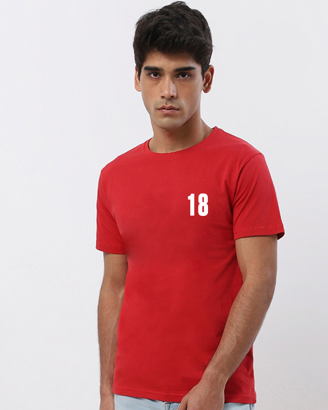 Shop Men's Red Kohli T-shirt-Back