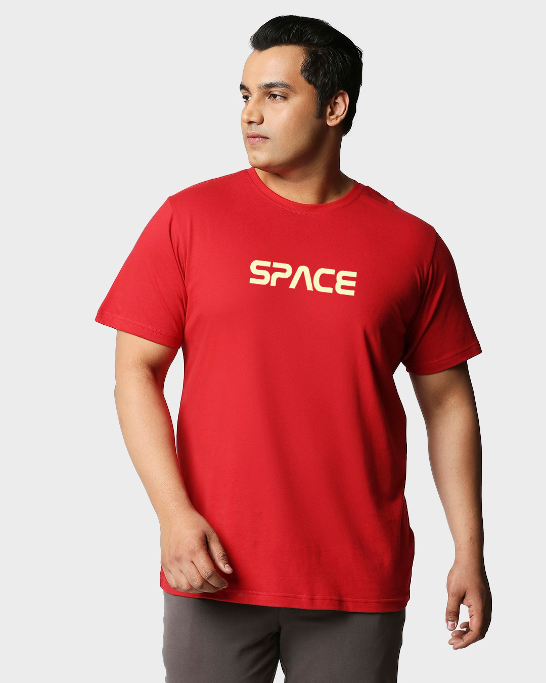 Buy Men's Red Limited Edition Graphic Printed Oversized Plus Size T ...