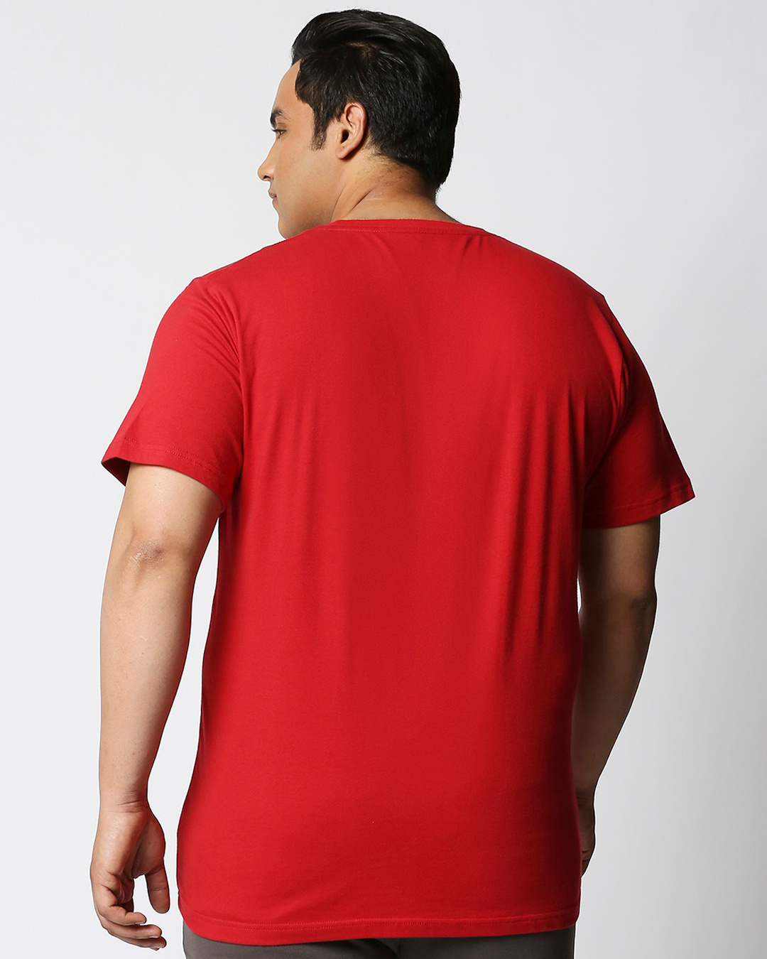 Shop Men's Red Panda Life Graphic Printed Plus Size T-shirt-Back