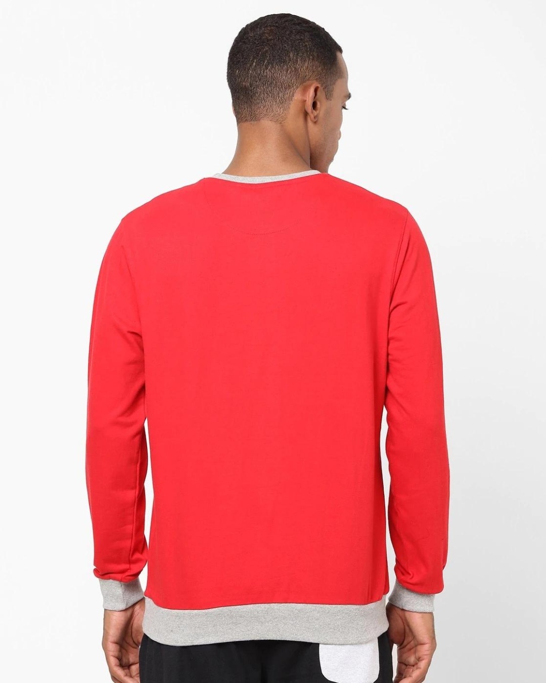 Shop Men's Red Sweatshirt-Back