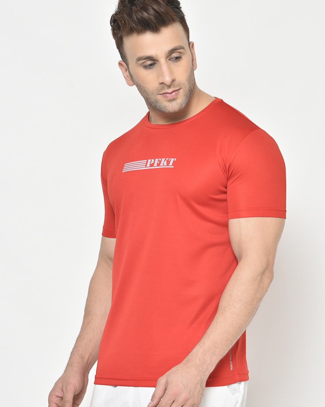 Shop Men's Red Typography T-shirt-Back