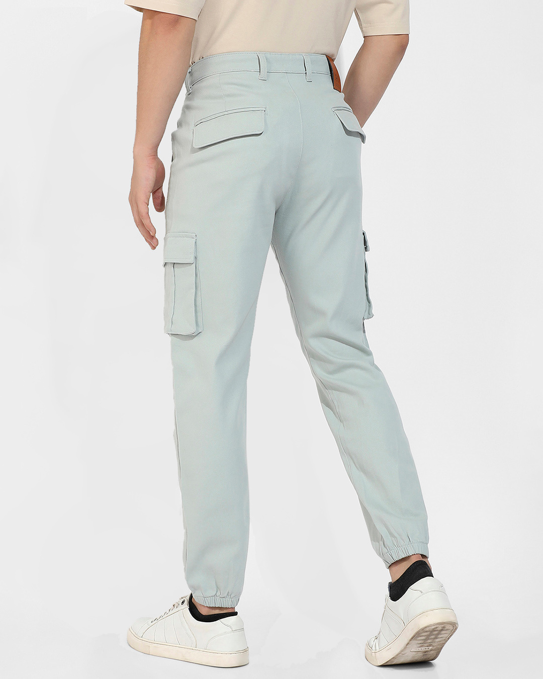 Buy Men's Sage Green Cargo Trousers Online at Bewakoof