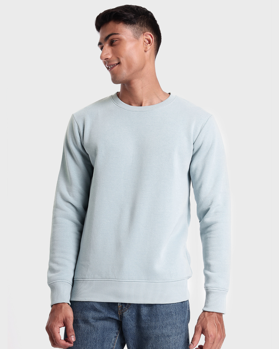 Buy Men's Green Sweatshirt Online at Bewakoof