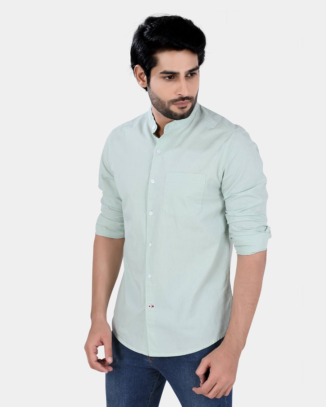 Shop Men's Sea Green Shirt-Back