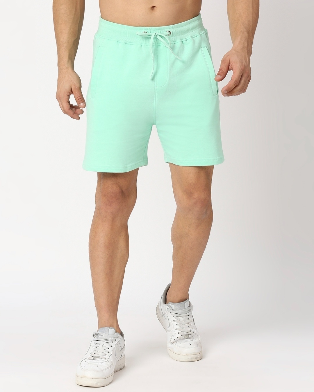 Shop Men's Sea Green Shorts-Back