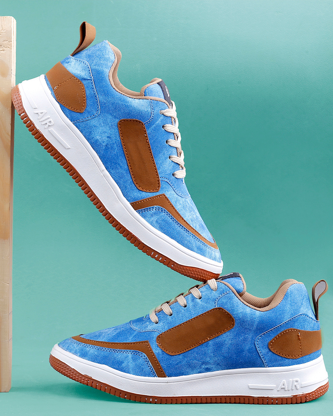Buy Men's Sky Blue Casual Shoes Online in India at Bewakoof