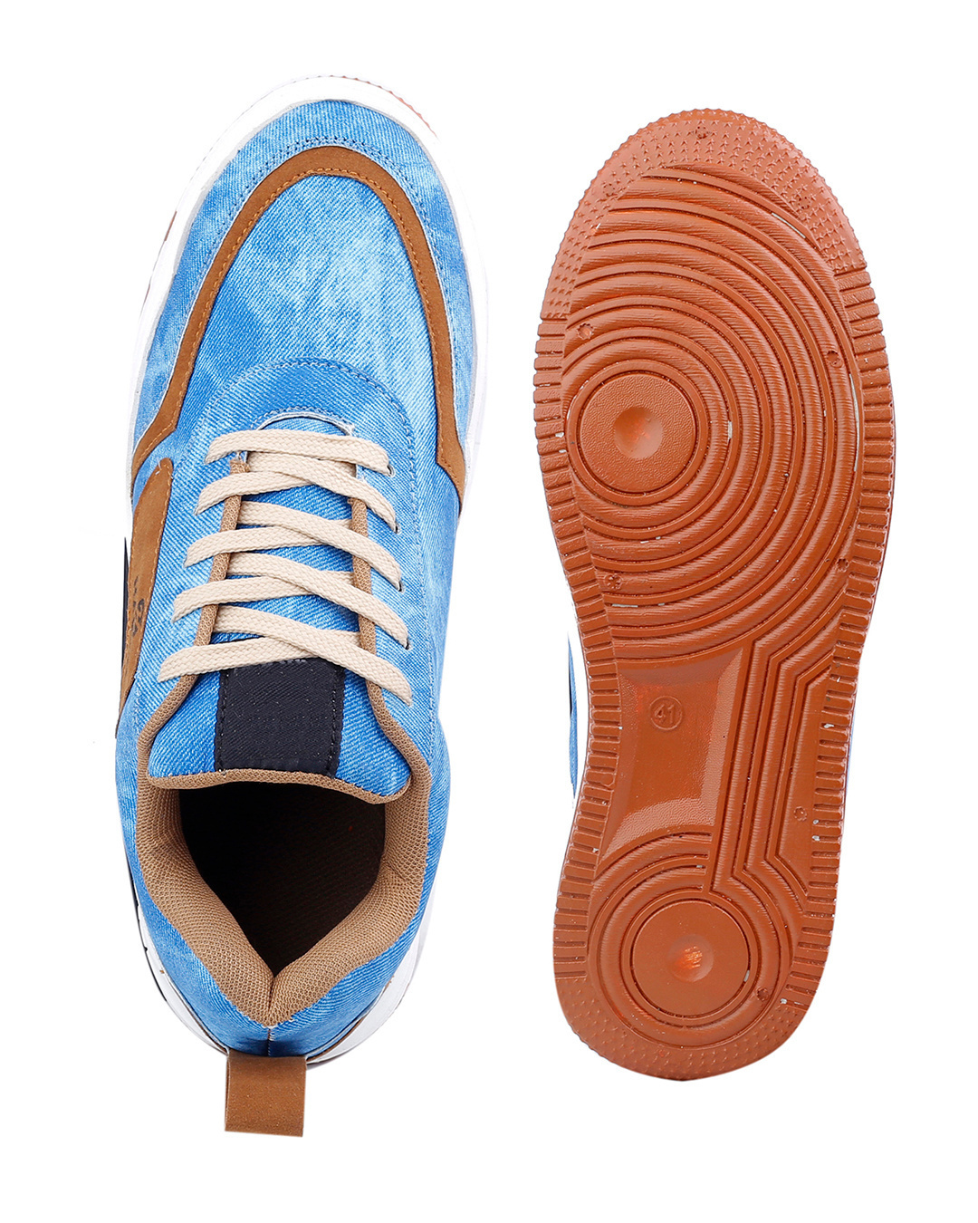 Shop Men's Sky Blue Casual Shoes-Back