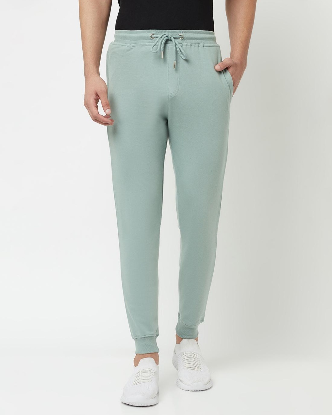 Buy Men's Sky Blue Joggers Online at Bewakoof