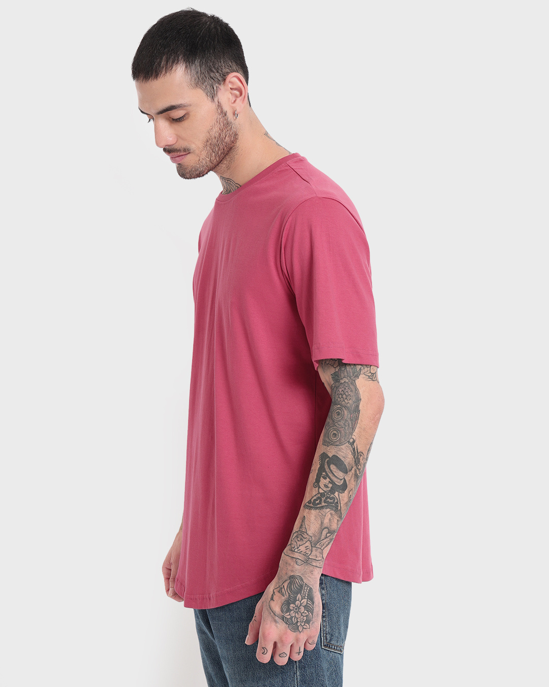 Shop Men's Slate Rose Apple Cut T-shirt-Back