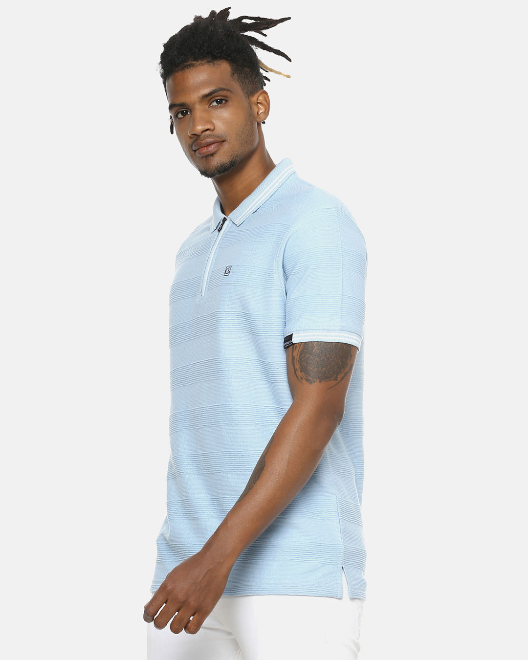 Shop Men's Stylish Casual Polo T-Shirt-Back