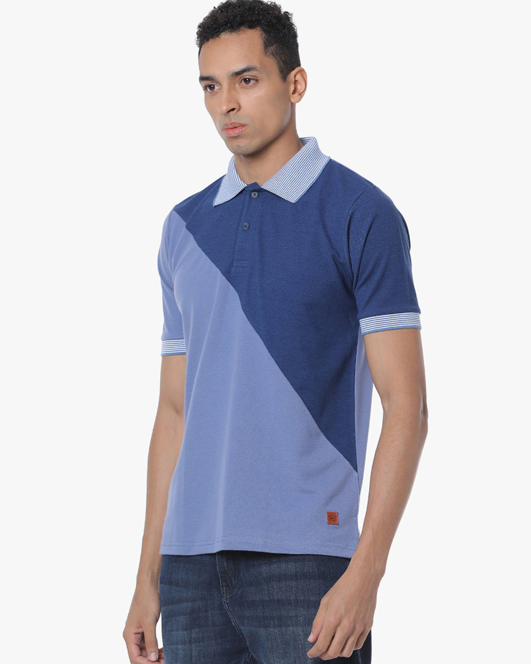 Shop Men's Stylish Polo Casual T-Shirt-Back