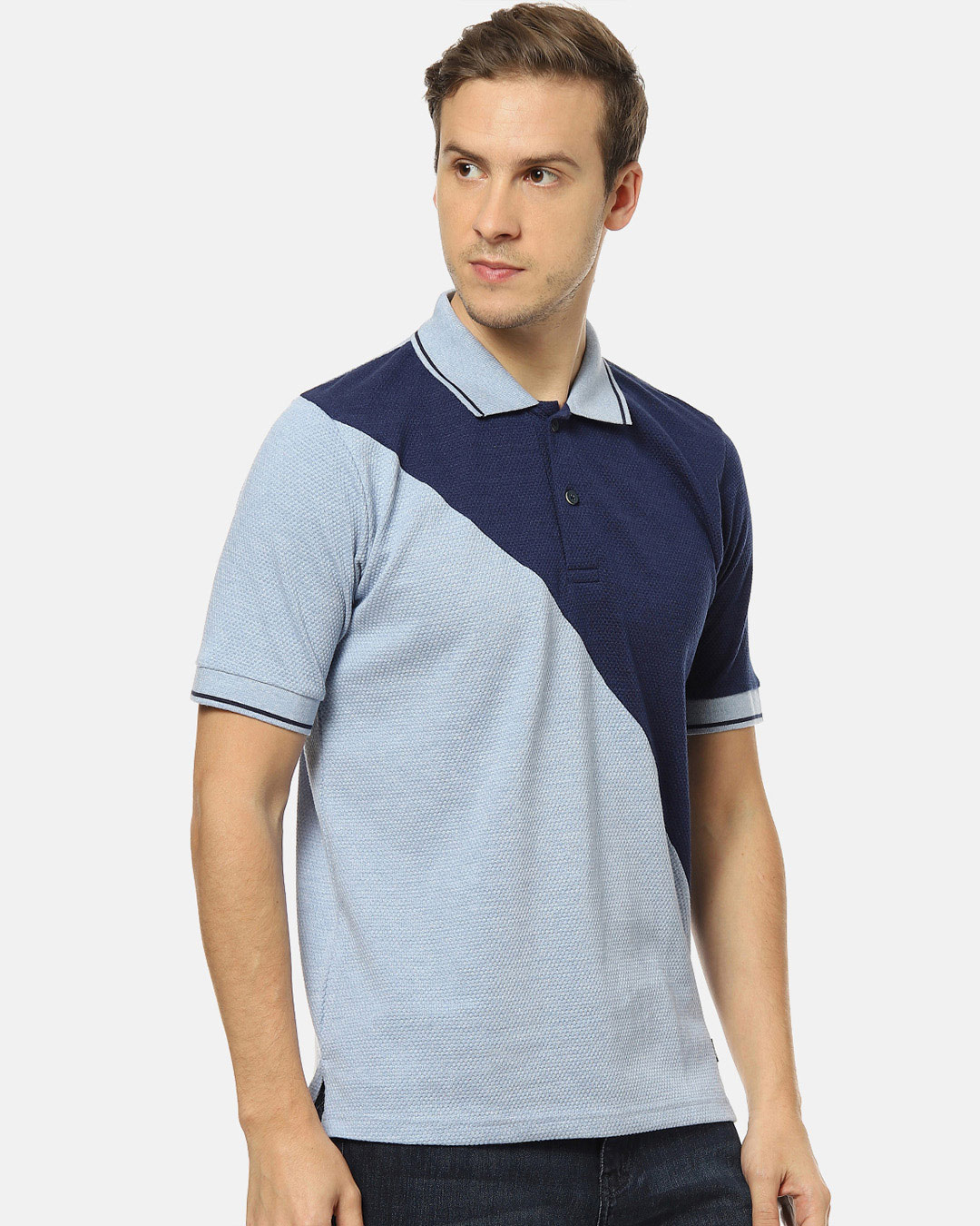Shop Men's Stylish Polo Casual T-Shirt-Back