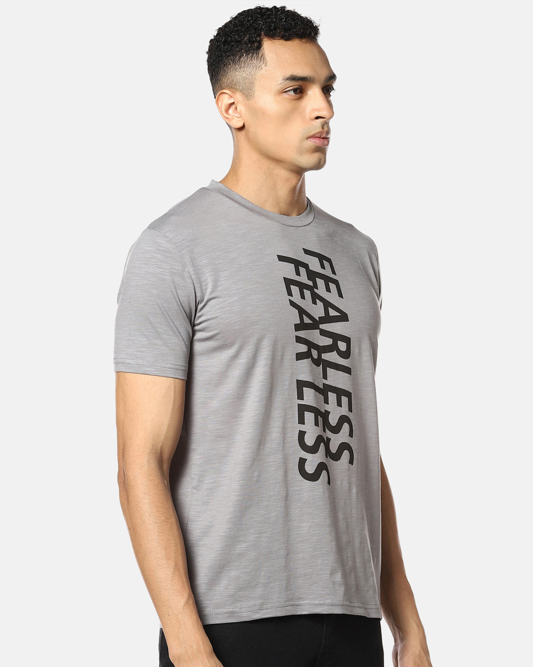 Shop Men's Stylish Print Round Neck Casual T-Shirt-Back