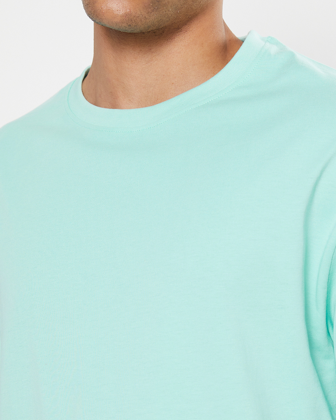 Buy Men's Sun-Kissed Green Oversized Fit T-shirt Online at Bewakoof