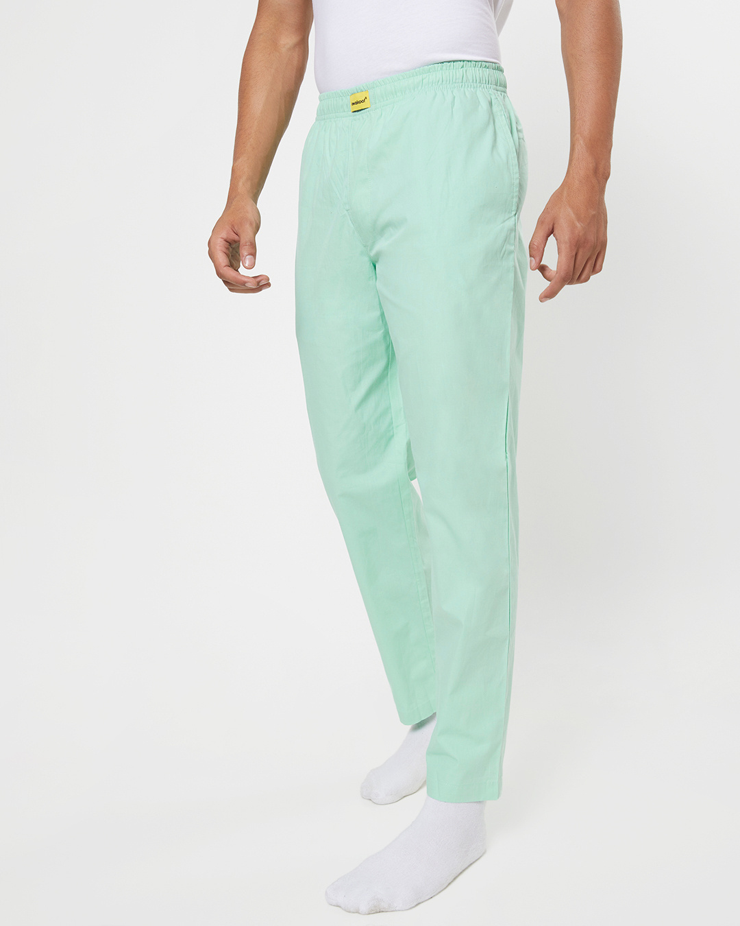 Shop Men's Sun-Kissed Green Pyjamas-Back