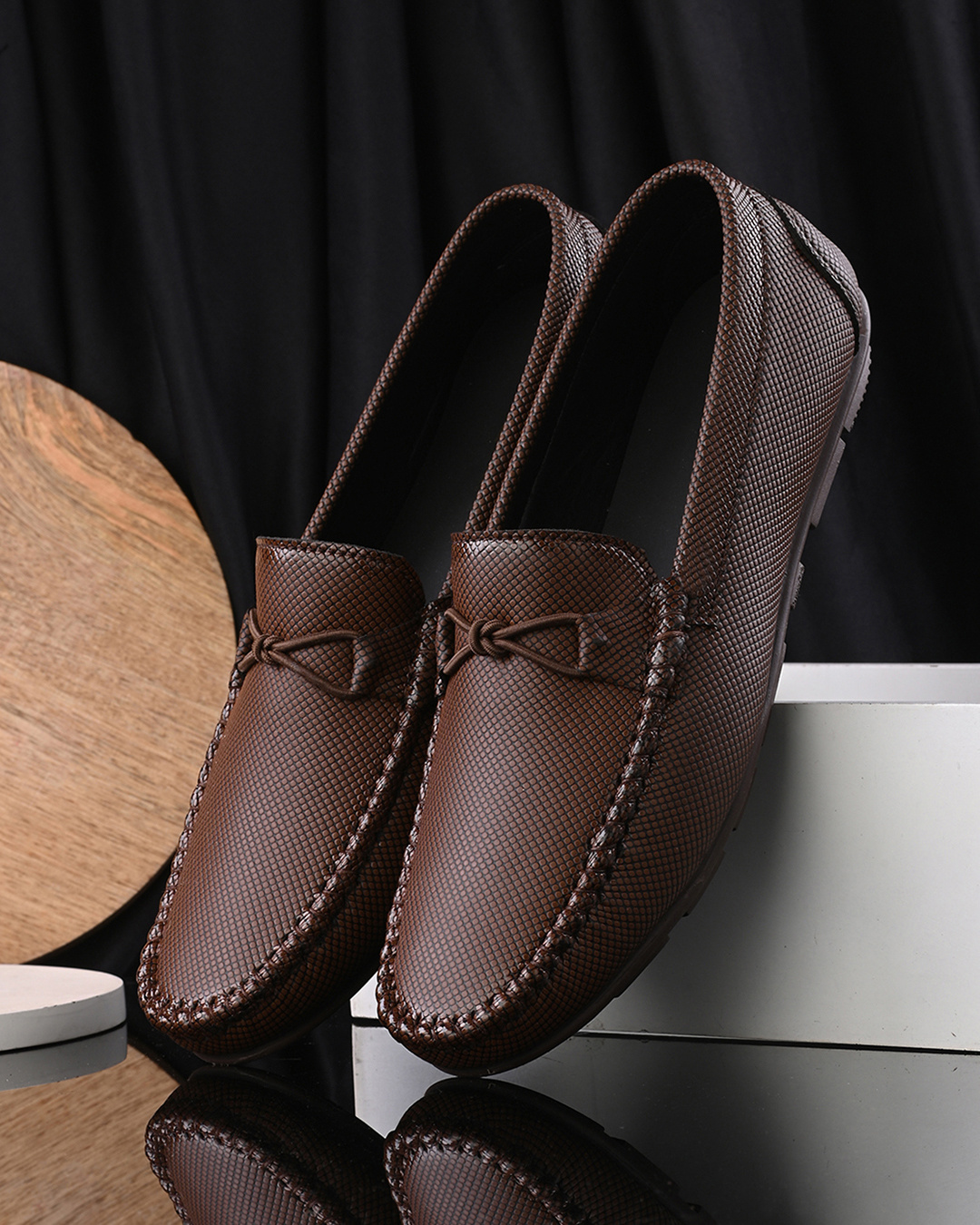 boys tan loafers