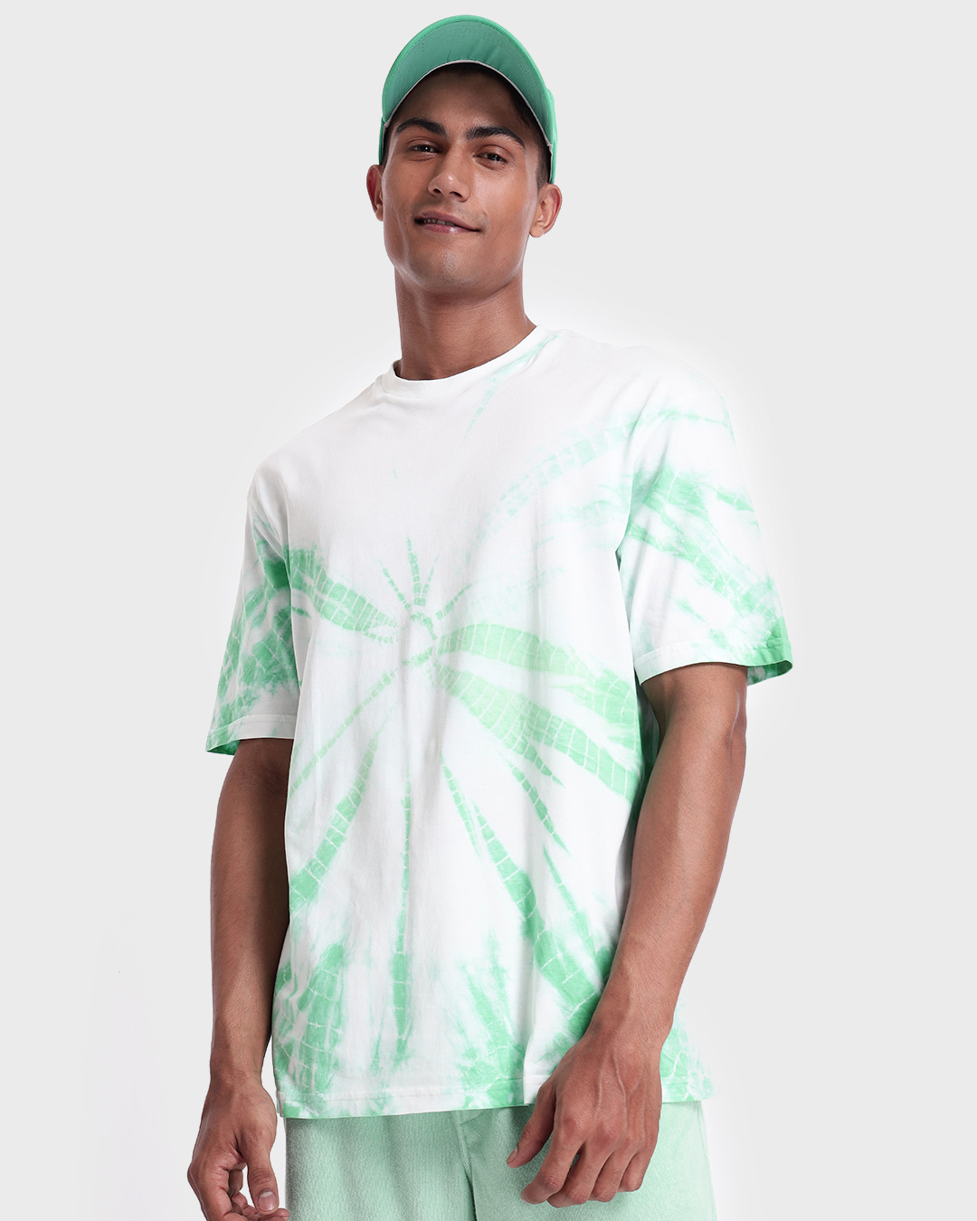 Buy Men's White Tie & Dye Oversized Tshirt Online at Bewakoof