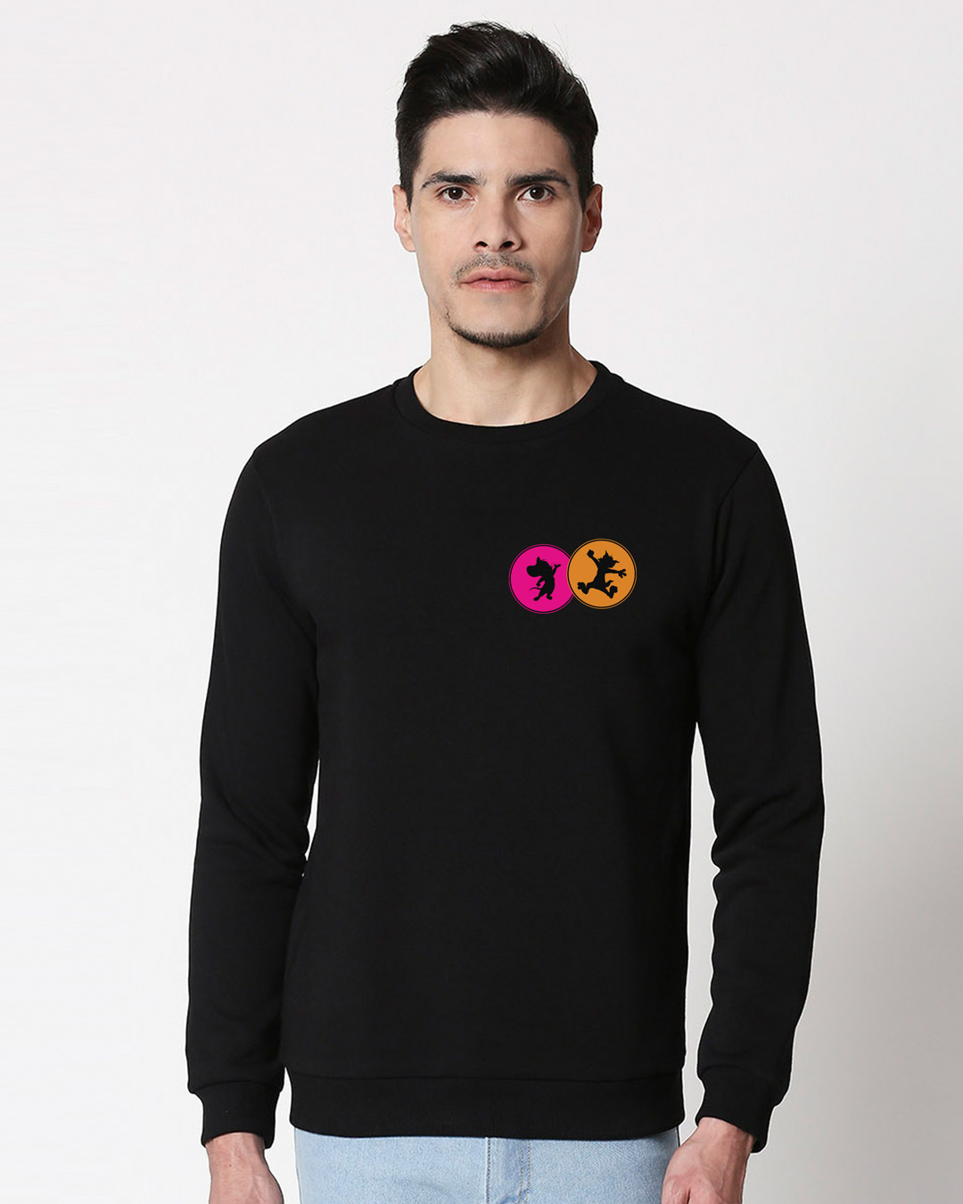 Buy Men's Tom Jerry Silhouette Sweatshirt (TJL) Online at Bewakoof