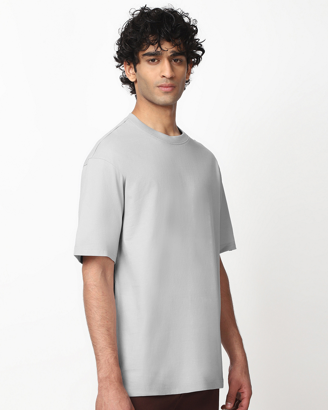 Shop Men's Vapour Blue Oversized T-shirt-Back