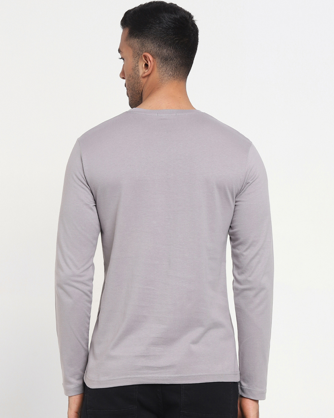 Shop Men's Grey Weekend Tom Typography T-shirt-Back