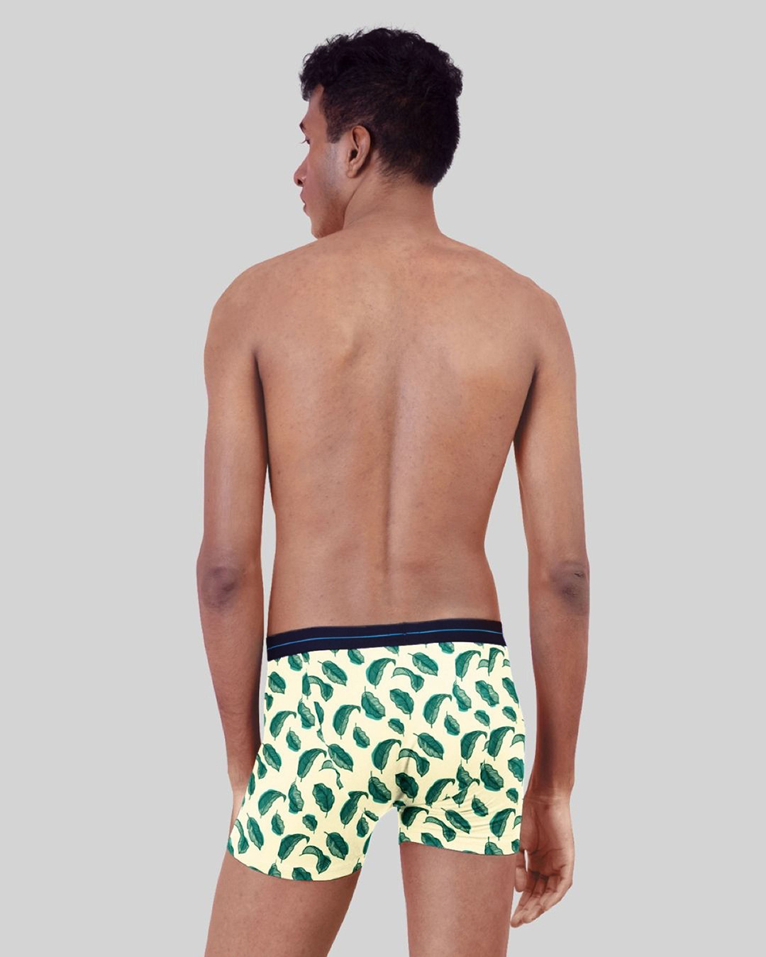 Shop Men's White All Over Printed Boxer Briefs-Back