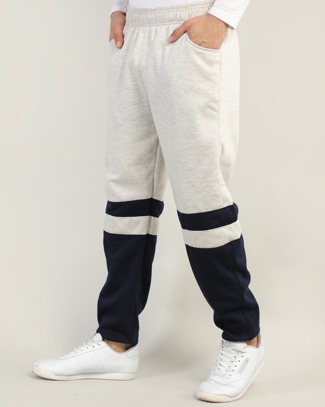 Color block best sale track pants