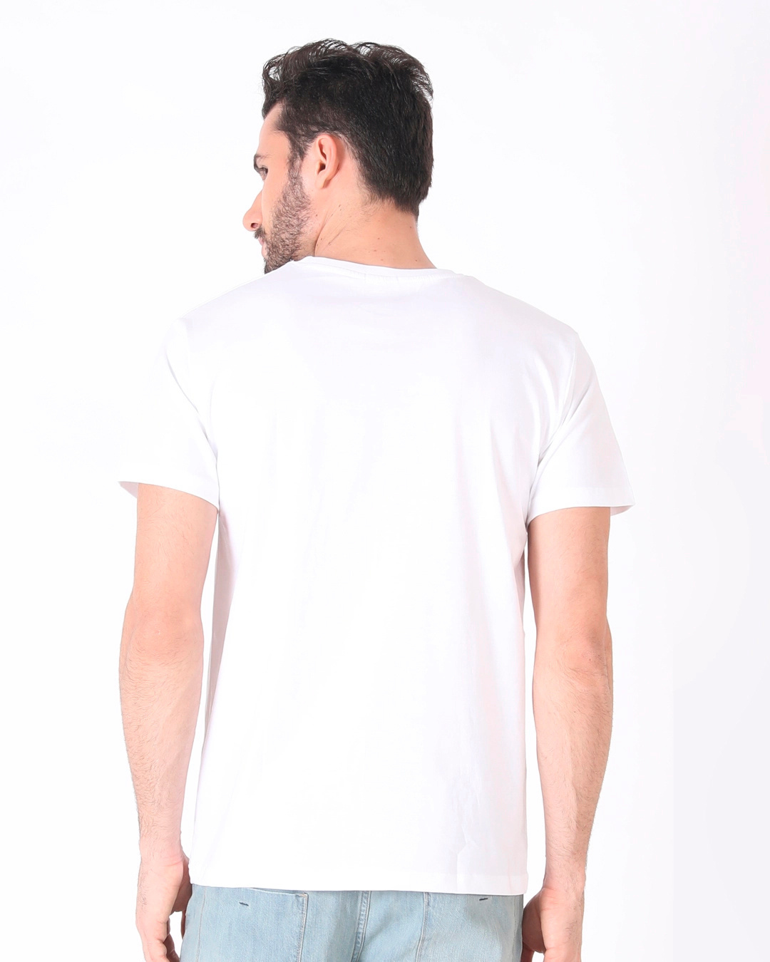 Buy Men's White Beast Mode Graphic Printed T-shirt Online at Bewakoof