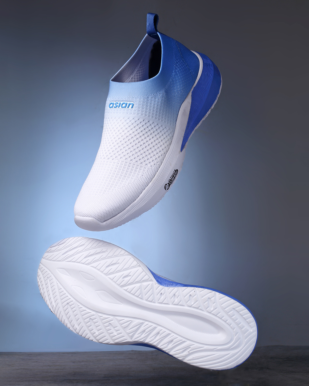 mens blue walking shoes