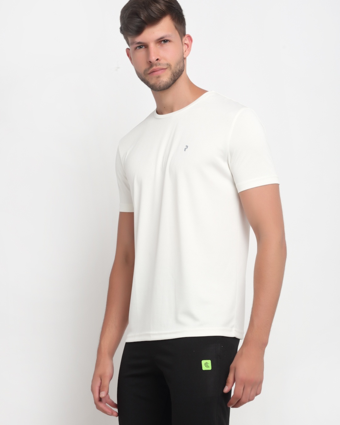 Shop Men's White Casual T-shirt-Back