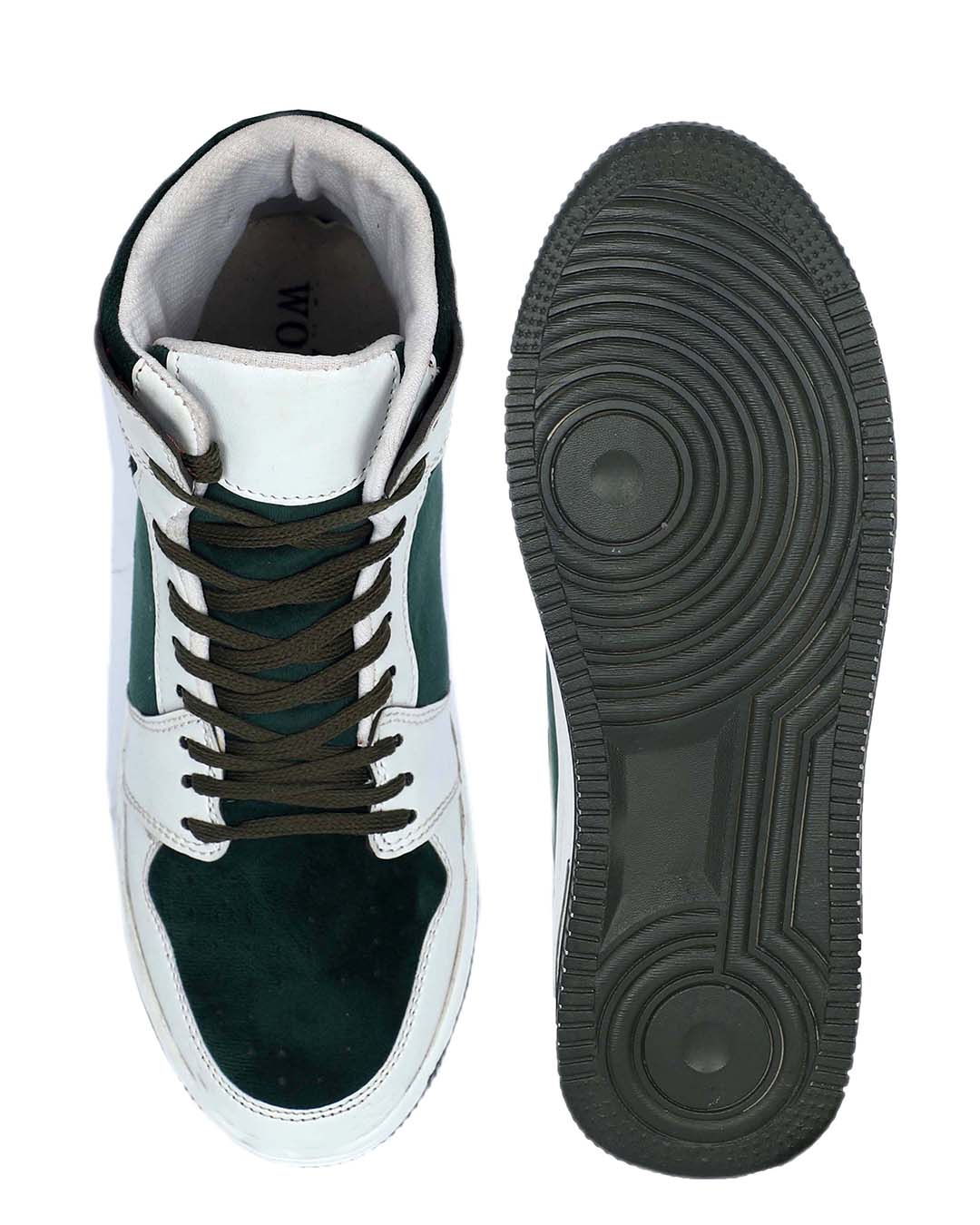 Shop Men's White Color Block Sneakers-Back
