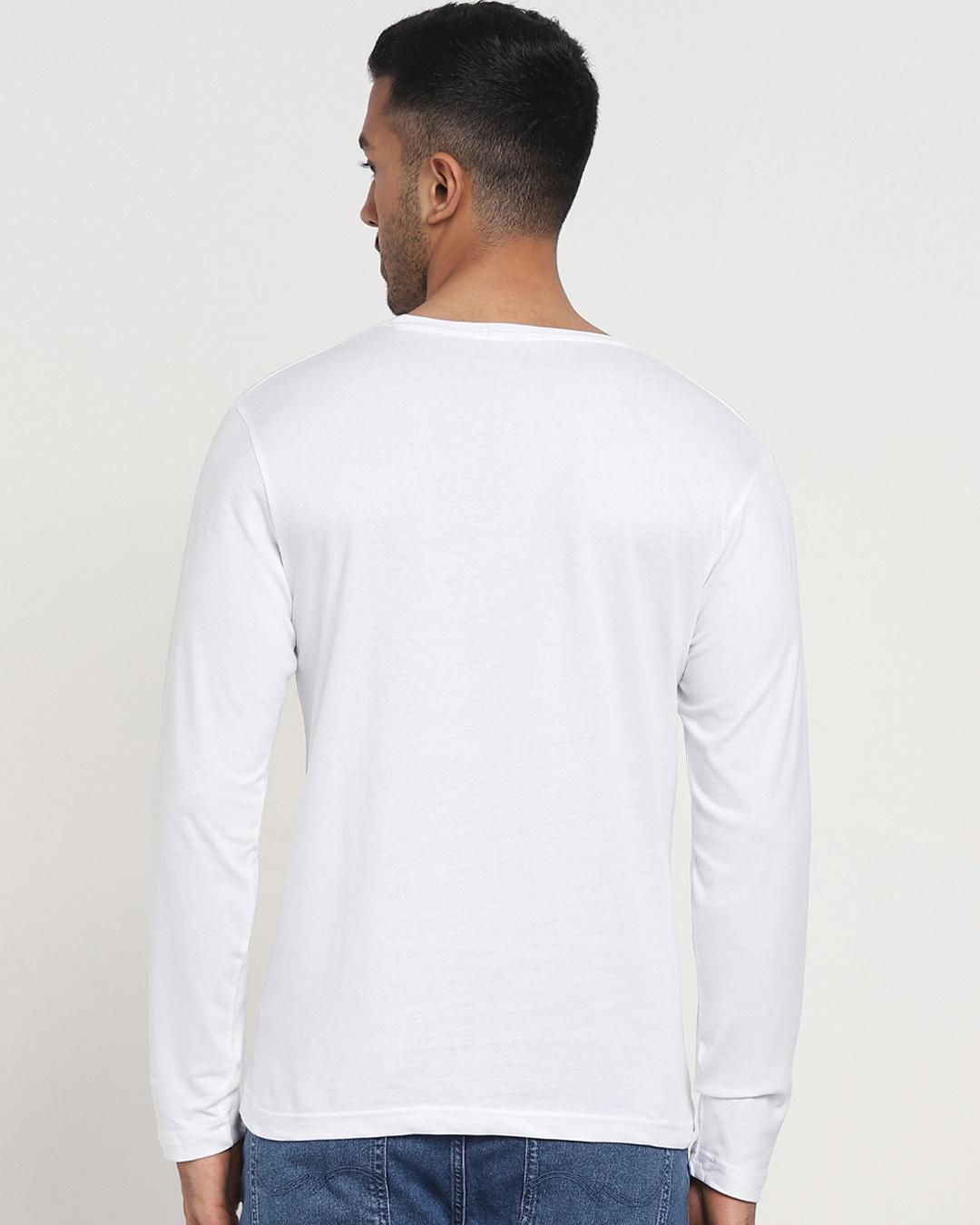 Shop Men's White Garfield Graphic Printed T-shirt-Back