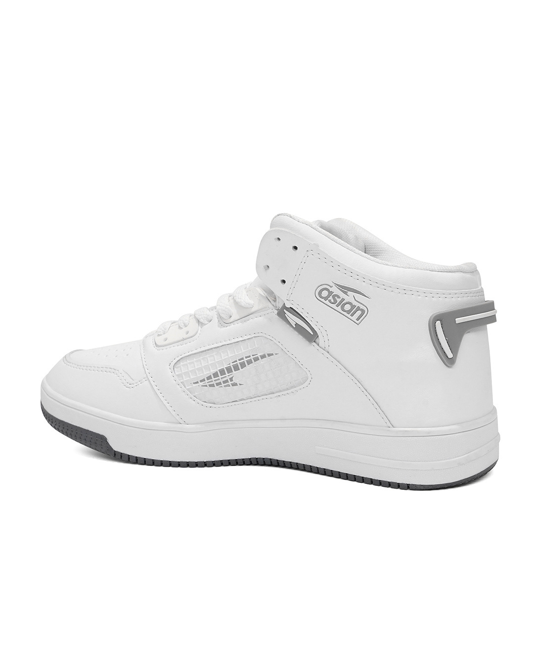 Shop Men's White High-Top Sneakers-Back