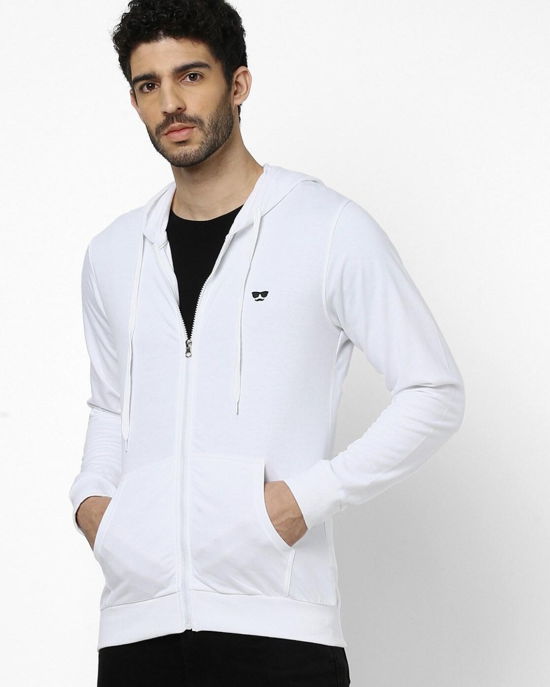 Buy Men's White Hoodie Online at Bewakoof