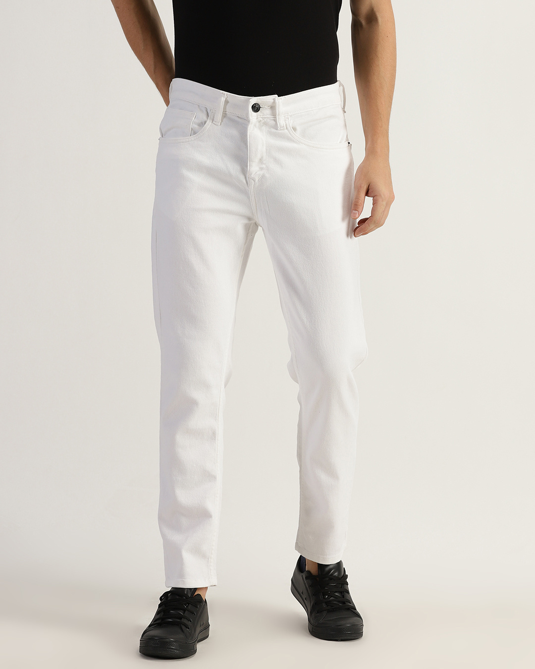 Buy Men's White Jeans Online at Bewakoof