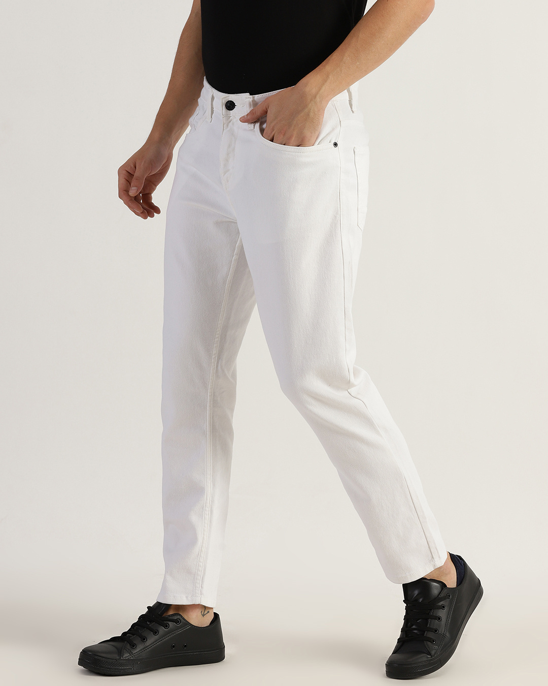 Shop Men's White Jeans-Back