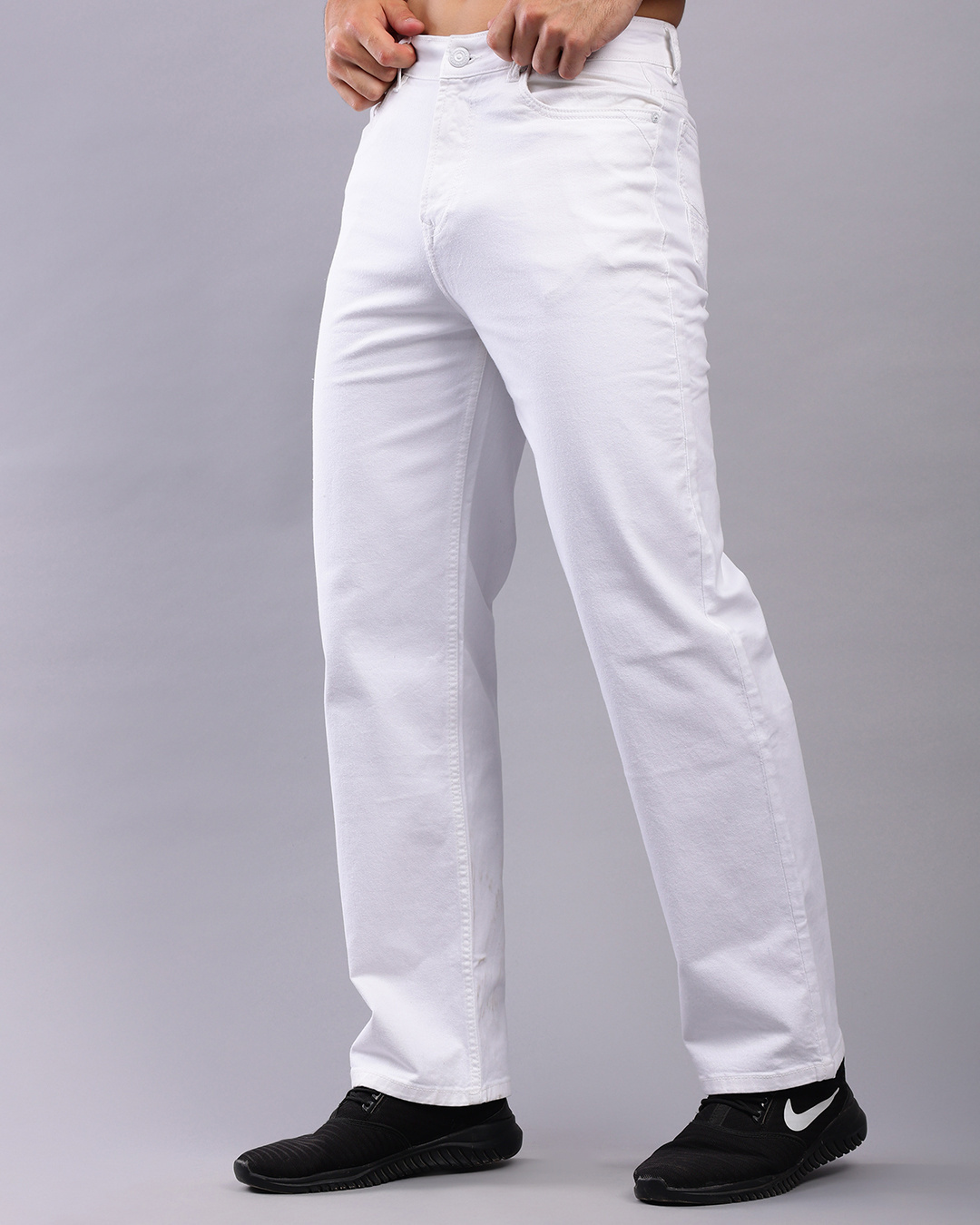 Shop Men's White Jeans-Back