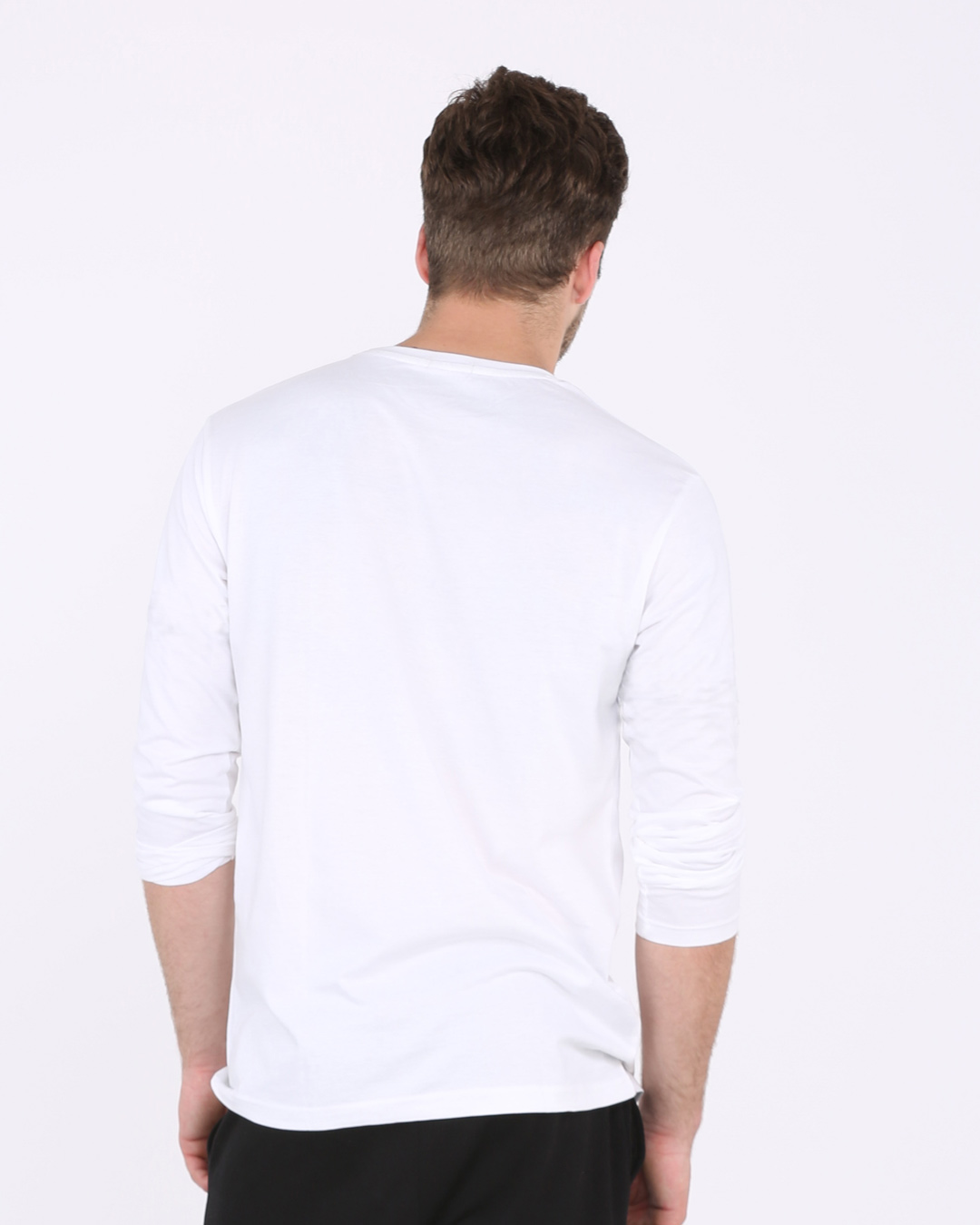 Shop Men's White Just Explore Graphic Printed T-shirt-Back