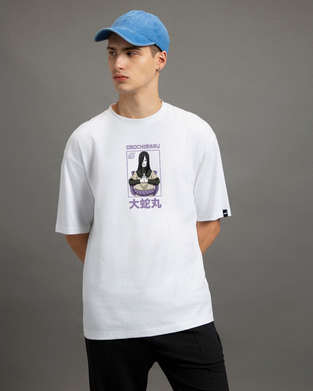 Shop Men's White Lord Graphic Printed Oversized T-shirt-Back