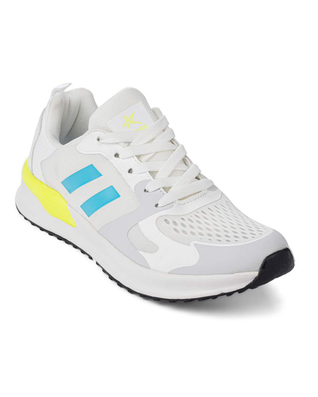 Buy Men's White Mesh Sports Shoes Online in India at Bewakoof