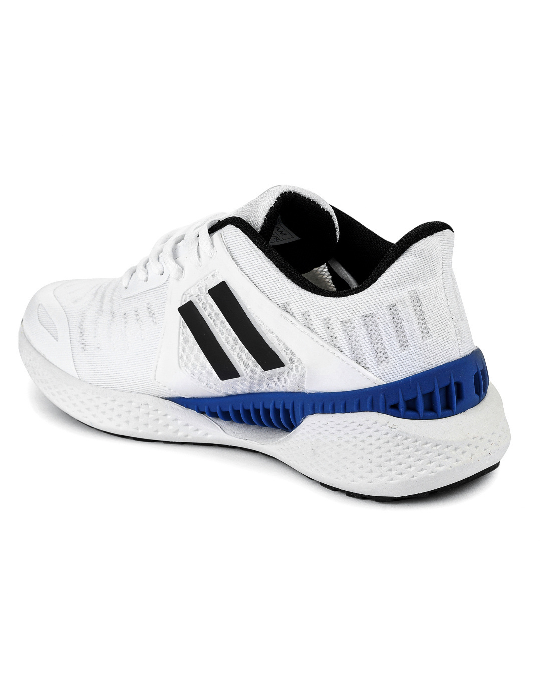 Shop Men's White Mesh Sports Shoes-Back