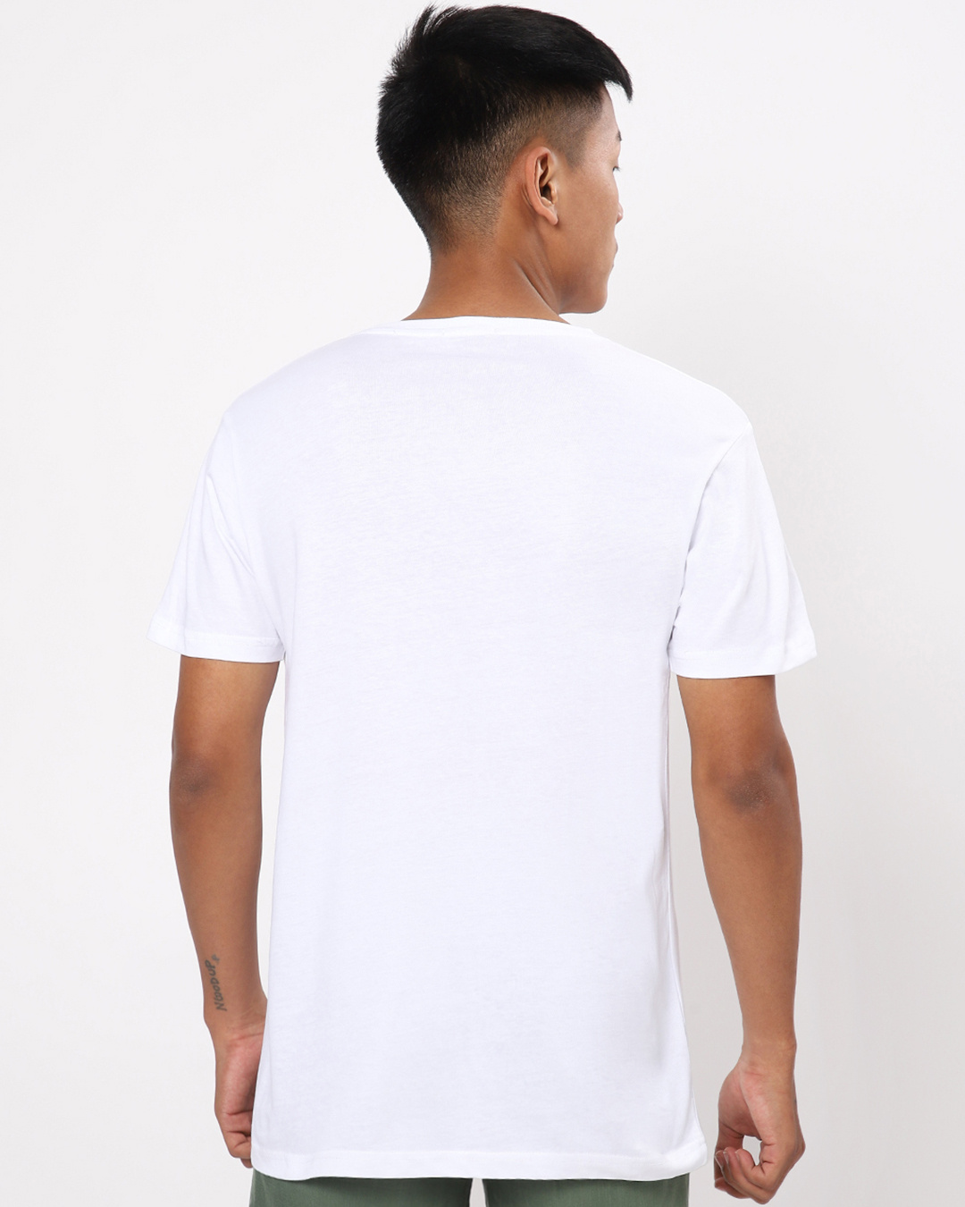 Shop Men's White Monday Minion Graphic Printed T-shirt-Back