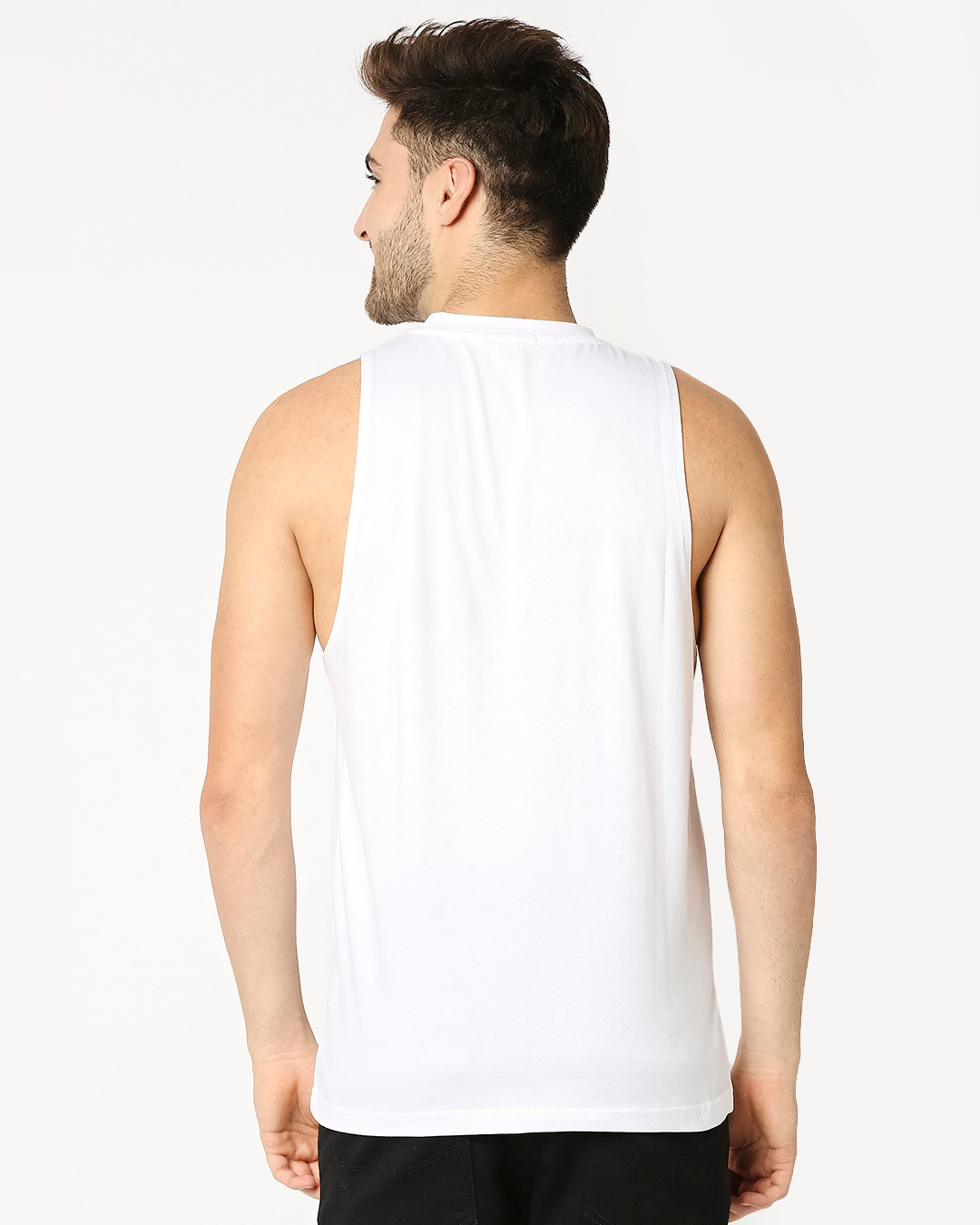 Shop Men's White Paradise 2022 Printed Vest-Back