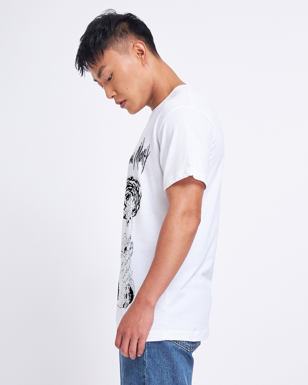 Shop Men's White Portal Boys Graphic Printed T-shirt-Back