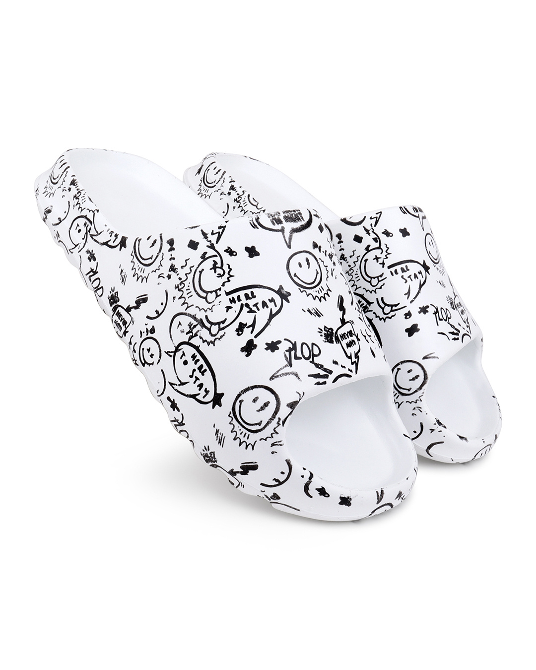 white sliders wide fit