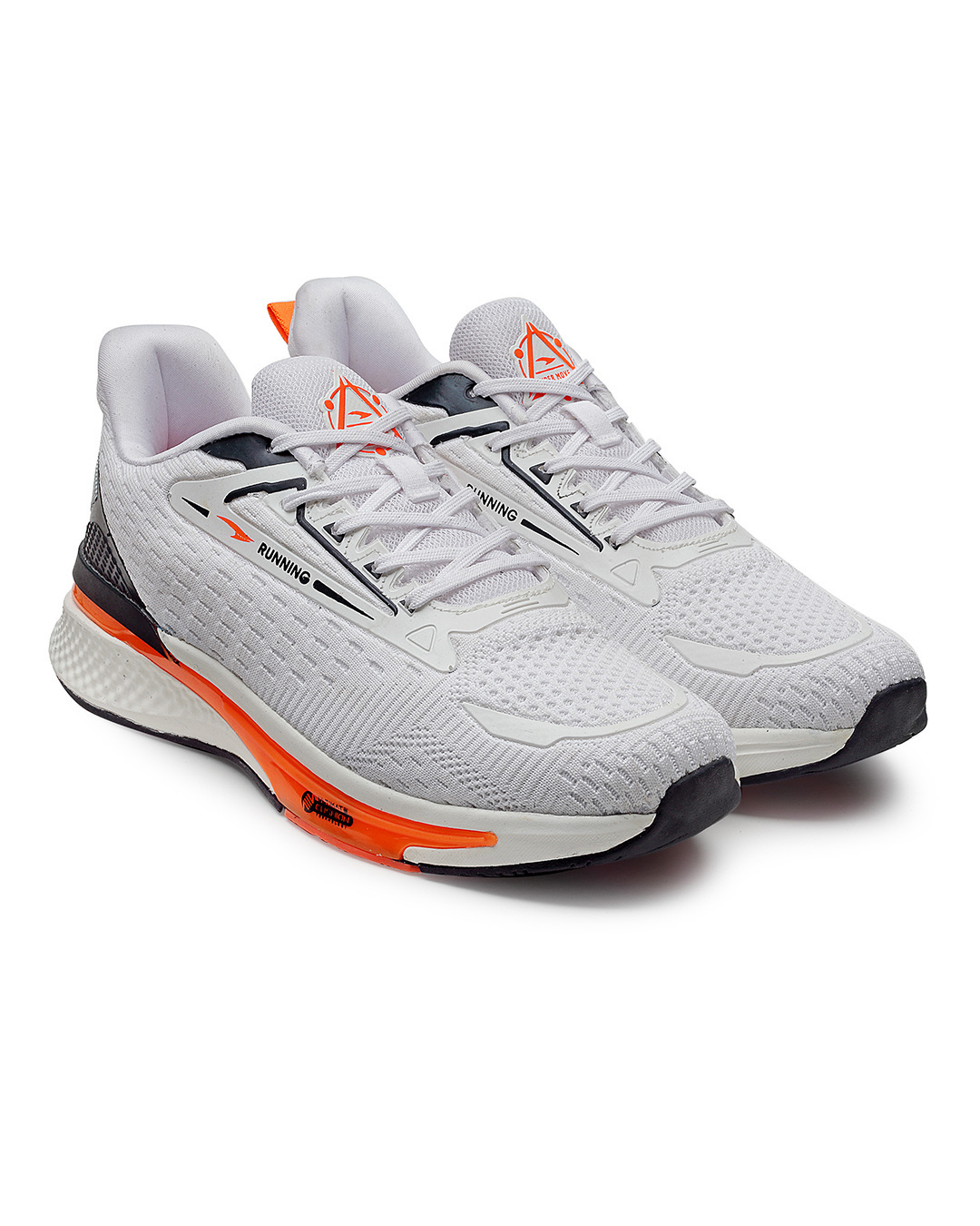 Shop Men's White Running Shoes-Back