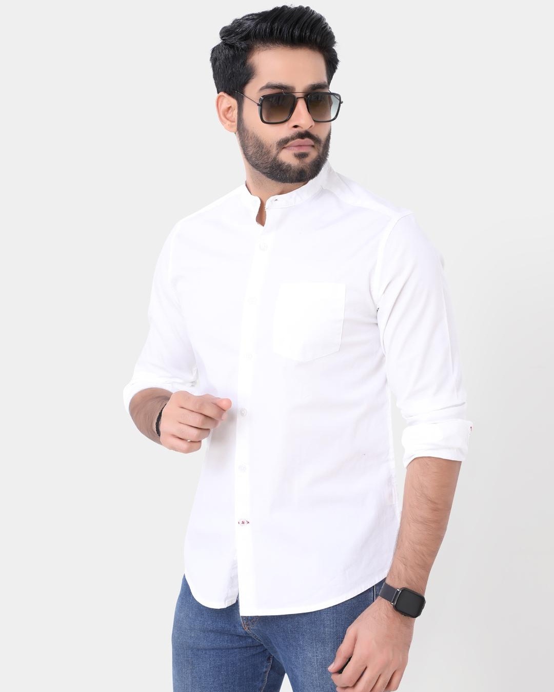Shop Men's White Shirt-Back