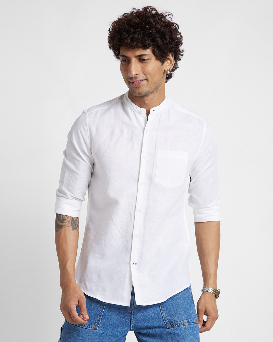 Buy Men's White Shirt Online at Bewakoof
