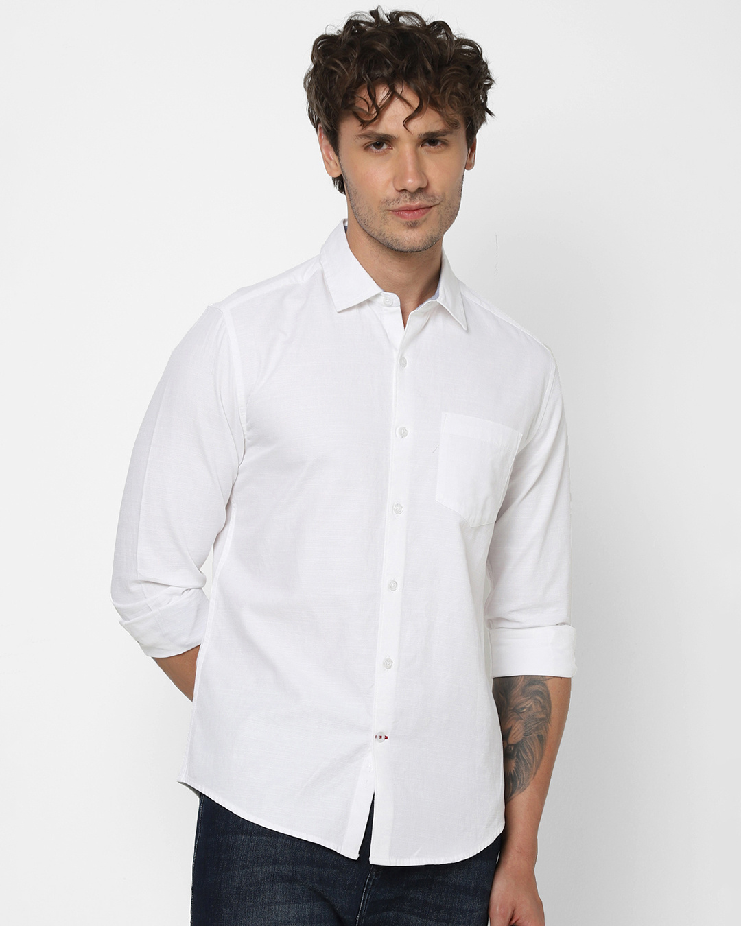 Buy Men's White Shirt Online at Bewakoof